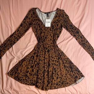 Animal print dress